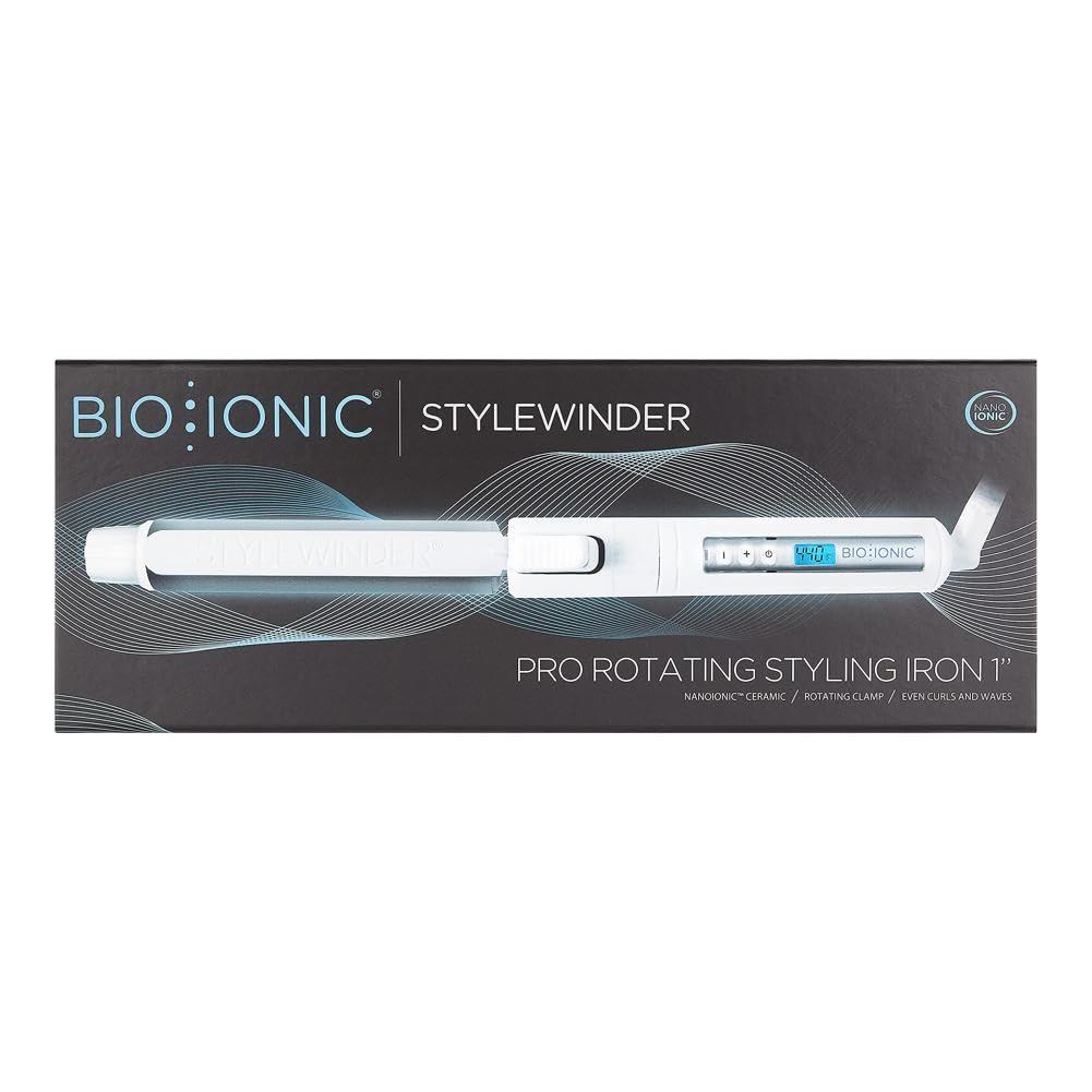 image:imageBIO Ionic StyleWinder Professional Rotating Curling Iron Ceramic Curling Iron 1 Hour Automatic ShutOff 440 F Temperature Control Curling Wand for Healthier Conditioned Curls1 inch