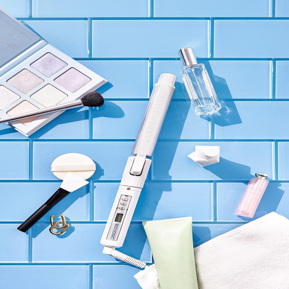 image:imageBIO Ionic StyleWinder Professional Rotating Curling Iron Ceramic Curling Iron 1 Hour Automatic ShutOff 440 F Temperature Control Curling Wand for Healthier Conditioned Curls1 inch
