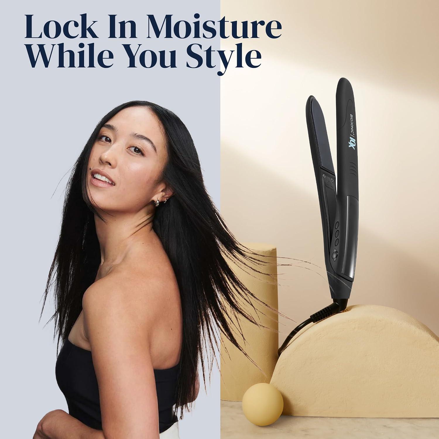 image:imageBio Ionic 10X Styling Iron 1 Hair Straightener with Moisturizing Heat Technology Flat Iron for 10Minute Styling Hair Straightener and Curler