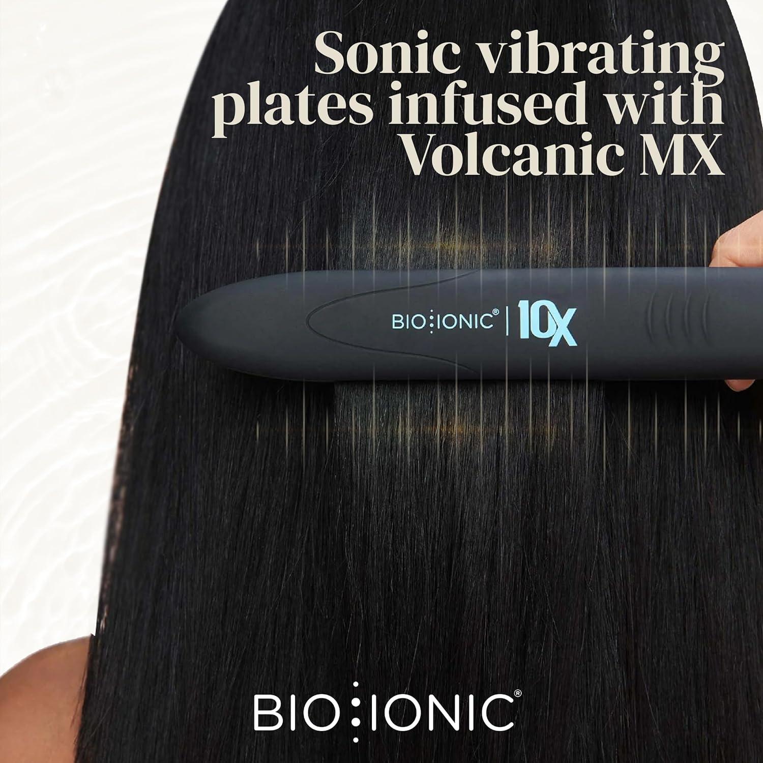 image:imageBio Ionic 10X Styling Iron 1 Hair Straightener with Moisturizing Heat Technology Flat Iron for 10Minute Styling Hair Straightener and Curler