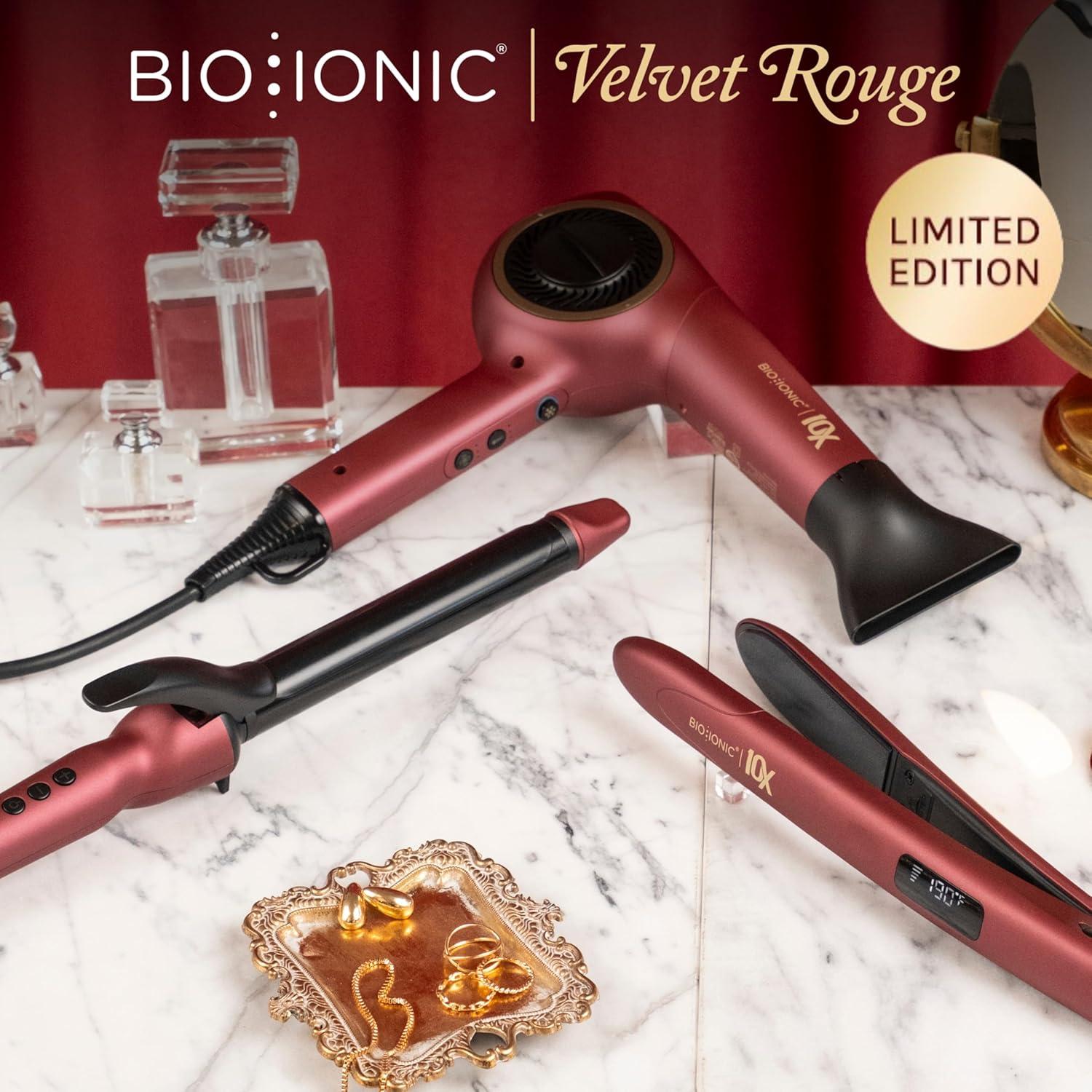 image:imageBio Ionic Long Barrel StylerCurling Iron with Moisture Heat Technology amp NanoIonic MX Verstatile Curling WandVelvet Rouge Limited Edition