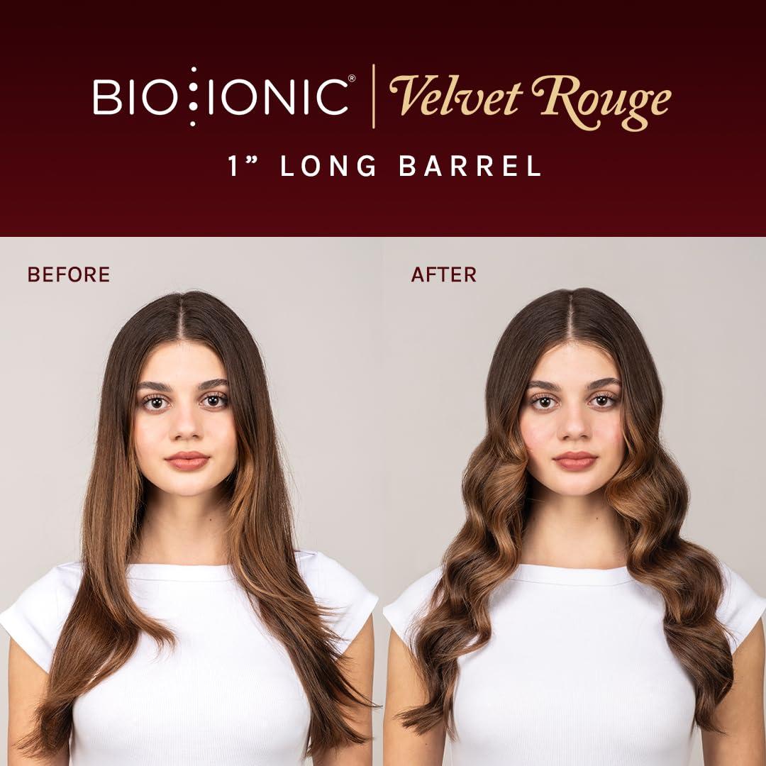 image:imageBio Ionic Long Barrel StylerCurling Iron with Moisture Heat Technology amp NanoIonic MX Verstatile Curling WandVelvet Rouge Limited Edition