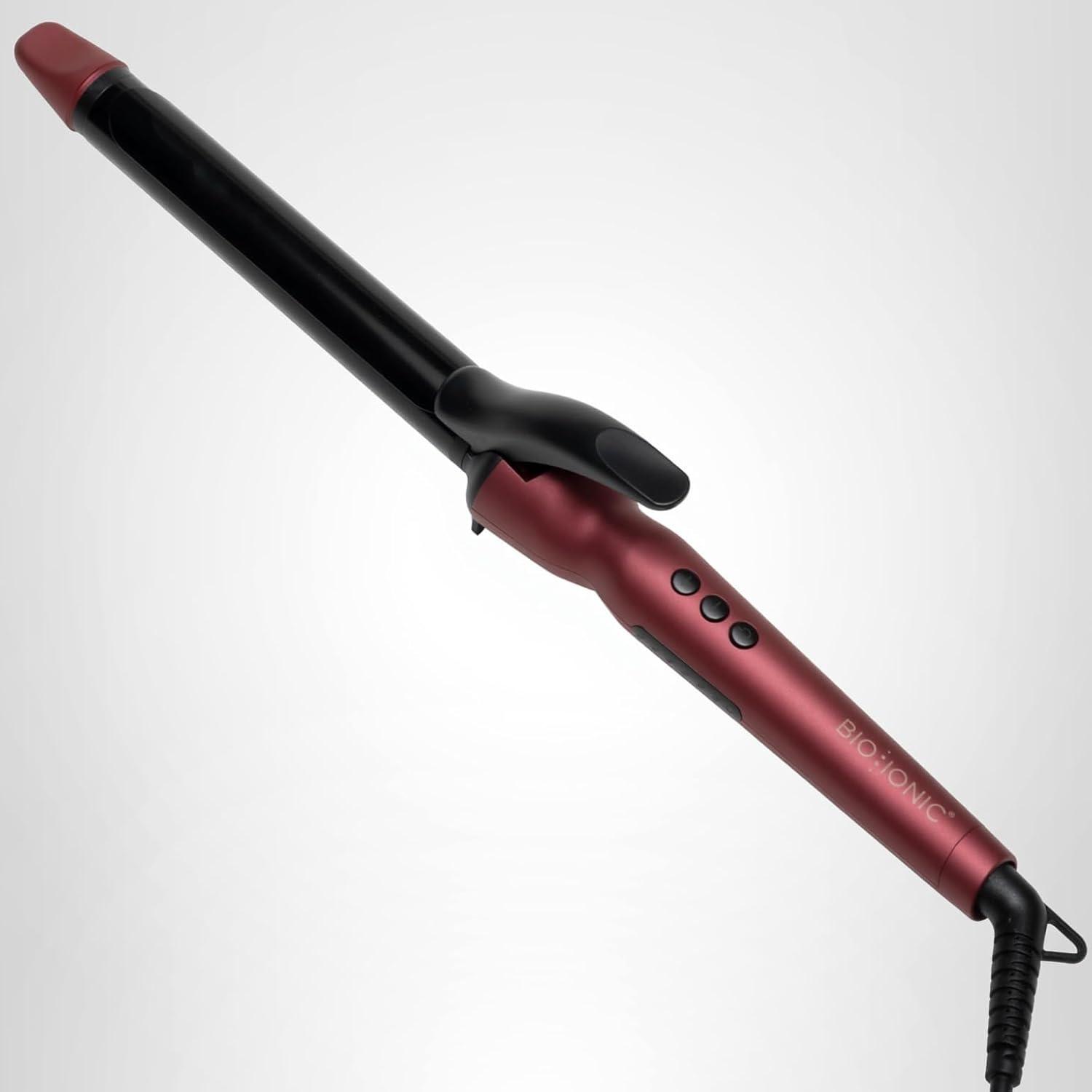 image:imageBio Ionic Long Barrel StylerCurling Iron with Moisture Heat Technology amp NanoIonic MX Verstatile Curling WandVelvet Rouge Limited Edition