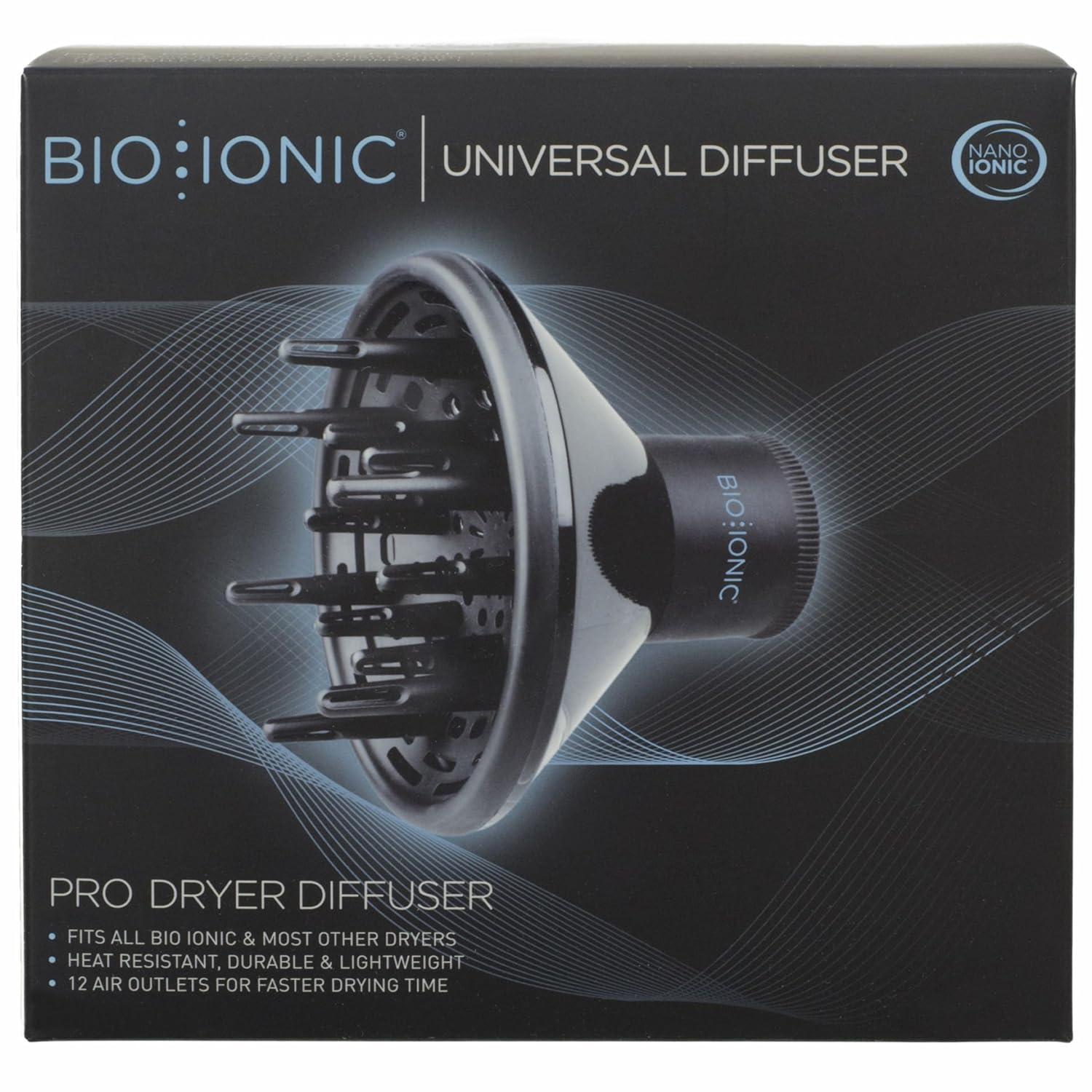 image:imageBio Ionic Universal Diffuser FastDrying Hair Dryer Attachment for Frizz Control amp Shine Fits 225 Blow Dryers Professional Styling Tool for All Hair Types