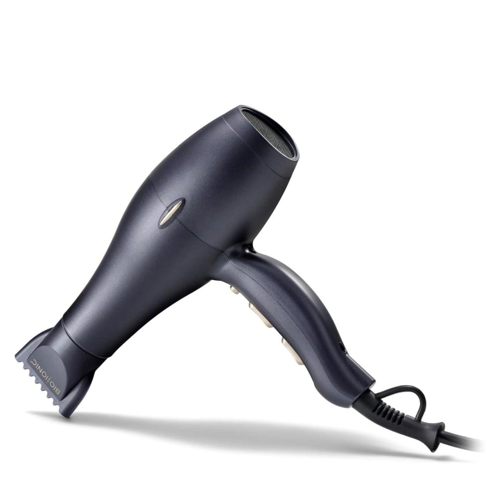 image:imageBio Ionic GoldPro Hair Dryer Blue Moisturizing Heat Technology amp 24K Gold MX UltraPowerful 1875W AC Motor Lightweight Blow Dryer with Ergonomic Handle MultiSpeed Settings
