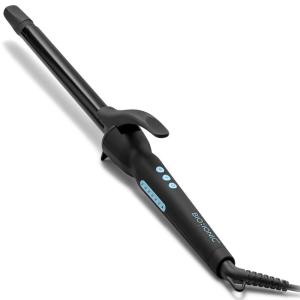 Bio Ionic Long Barrel Styler,Curling Iron with Moisture Heat Technology & NanoIonic MX, Verstatile Curling Wand(Black)