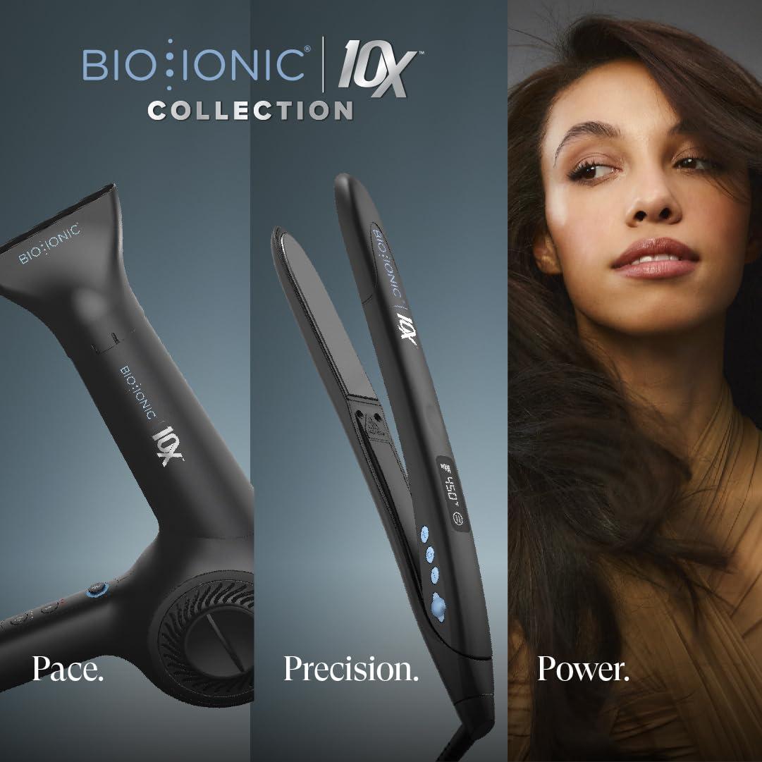 image:imageBio Ionic 10X Ultralight Speed Hair Dryer Blow Dryer with Adjustable Heat amp Speed Memory Function Professional Hair Styling Tool for Fast FrizzFree HairstylesBlack