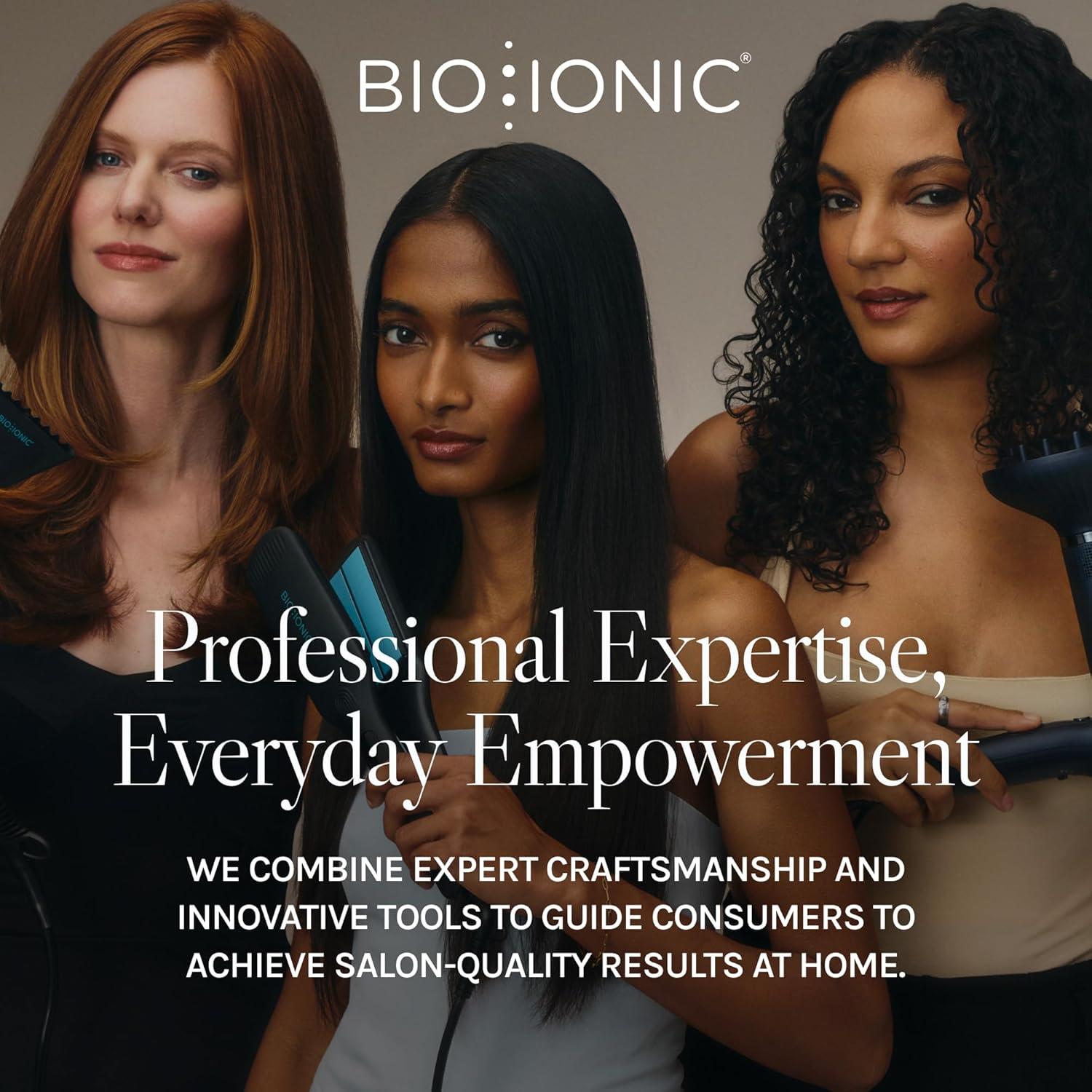 image:imageBio Ionic 10X Ultralight Speed Hair Dryer Blow Dryer with Adjustable Heat amp Speed Memory Function Professional Hair Styling Tool for Fast FrizzFree HairstylesBlack