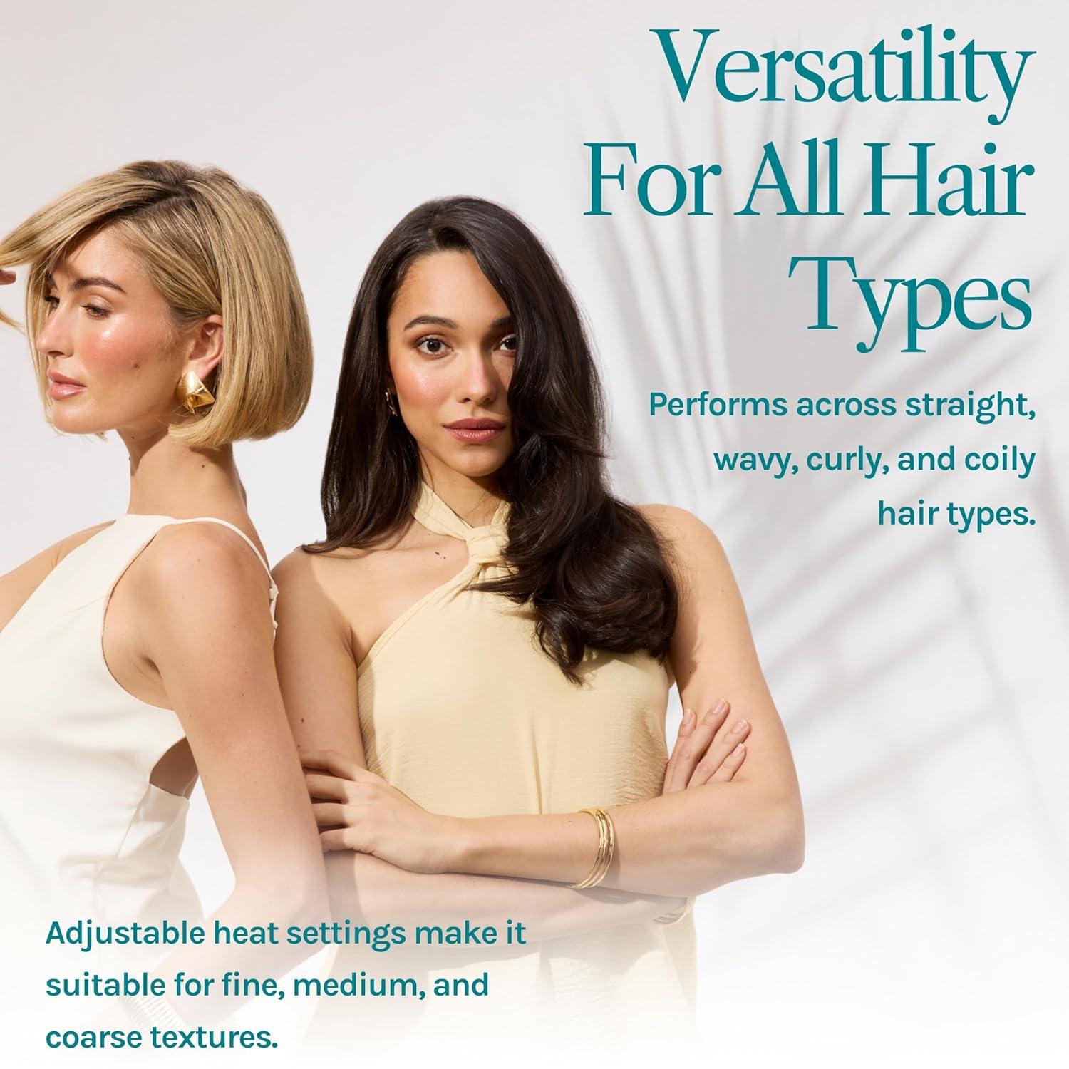 image:imageBio Ionic 10X Ultralight Speed Hair Dryer Blow Dryer with Adjustable Heat amp Speed Memory Function Professional Hair Styling Tool for Fast FrizzFree HairstylesTeal Tides Limited Edition