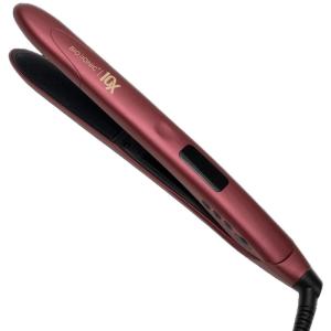 Bio Ionic 10X Styling Iron, Hair Straightener with 1″ Sonic Vibrating Plates, Flat Iron with Ion Generating Mineral Complex, Versatile Styler for Wavy & Straight Hairstyles(Velvet Rouge Limited Edition)