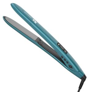 Bio Ionic 10X Styling Iron, Hair Straightener with 1″ Sonic Vibrating Plates, Flat Iron with Ion Generating Mineral Complex, Versatile Styler for Wavy & Straight Hairstyles(Teal Tides Limited Edition)