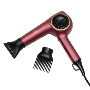 Bio Ionic 10X Ultralight Speed Hair Dryer, Blow Dryer with Adjustable Heat & Speed, Memory Function, Professional Hair Styling Tool for Fast, Frizz-Free Hairstyles(Velvet Rouge Limited Edition)