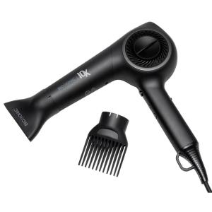 Bio Ionic 10X Ultralight Speed Hair Dryer, Blow Dryer with Adjustable Heat & Speed, Memory Function, Professional Hair Styling Tool for Fast, Frizz-Free Hairstyles(Black)