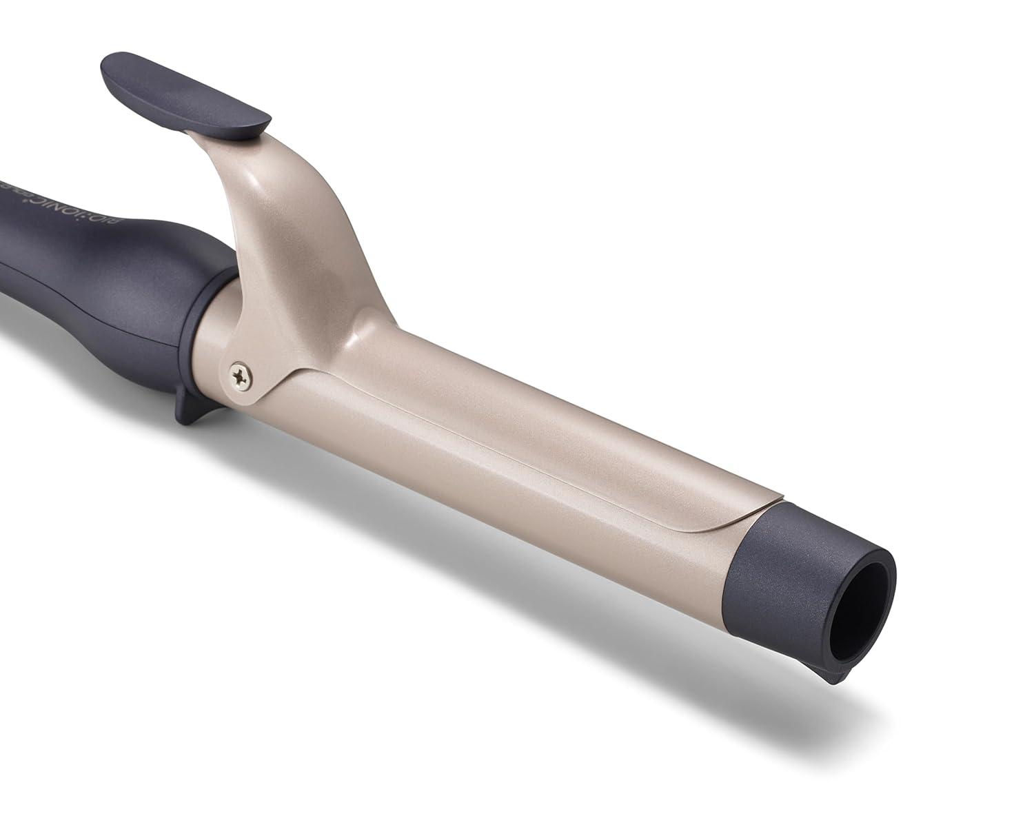 image:imageBio Ionic GoldPro 1 or 125 Curling Iron Blue Moisturizing Heat amp 24K Gold MX New amp Improved 15 Longer Barrel Ceramic Curling Iron Adjustable Heat Versatile Curling Wand for LongLasting Curls125 Inch