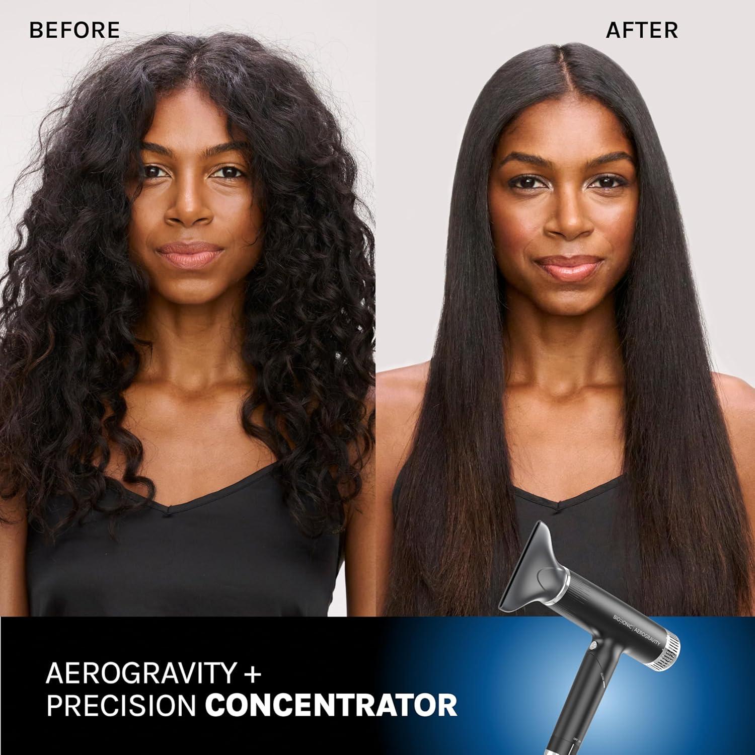 image:imageBio Ionic AeroGravity Featherlight Hair Dryer Foldable Handle Reduces Frizz amp Static Compact UltraLightweight Blow Dryer Dual Voltage Includes Diffuser amp Concentrator Nozzle Travel Essentials