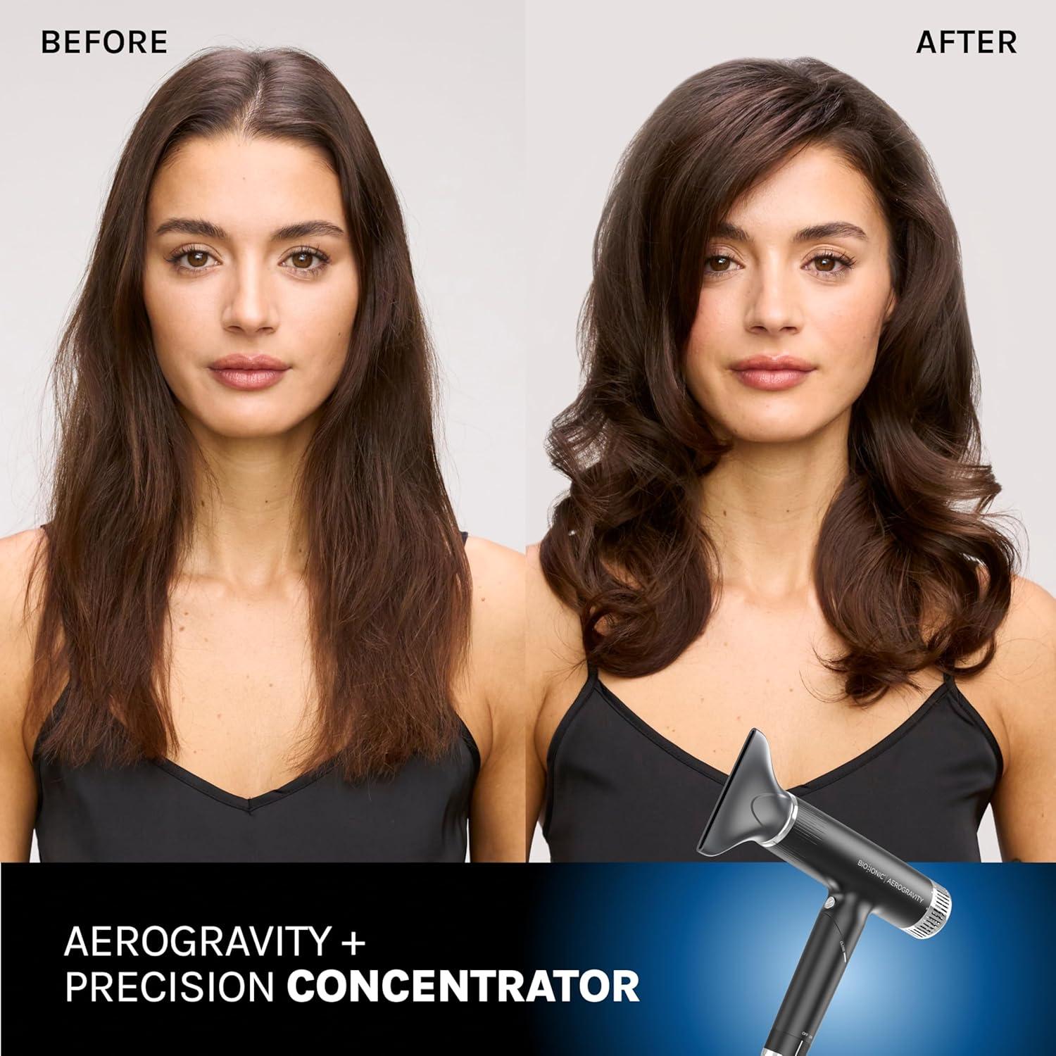 image:imageBio Ionic AeroGravity Featherlight Hair Dryer Foldable Handle Reduces Frizz amp Static Compact UltraLightweight Blow Dryer Dual Voltage Includes Diffuser amp Concentrator Nozzle Travel Essentials
